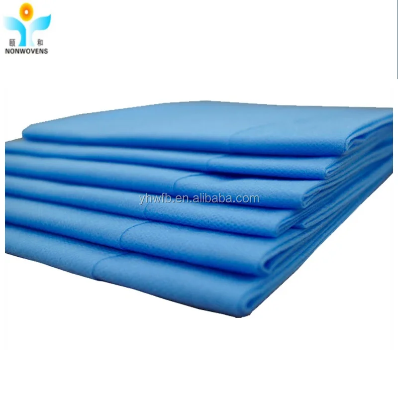 Cheapest absorbable PP SMS OR PP+PE disposable hospital bed sheets