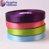 Stock Smooth and Bright Polyester Ribbon, Wholesale 2cm Pure Color 100yards Per Single Face Satin Ribbon Roll