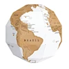 New Design Creative DIY Scratch Globe off World Map Stereo Assembly Globe Travel Kid Child Toy Gift