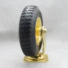 Hotel Cart Wheels SS Gold Color Hotel Luggage Cart Wheels Gold Hotel Wheel Caster Wheels
