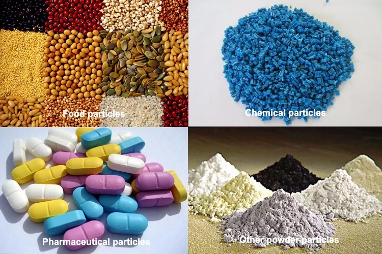 High precision cosmetic tumbler swing vibrating sieve screen