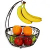 Good quality hot selling Fruit Basket Bowl with Banana Tree Hanger Holder