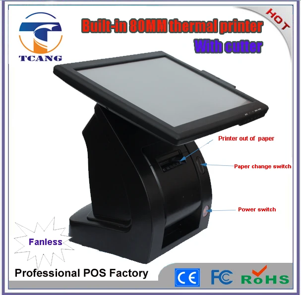 2017 Touch Screen Pos Terminal Pos Machine POS system With Printer