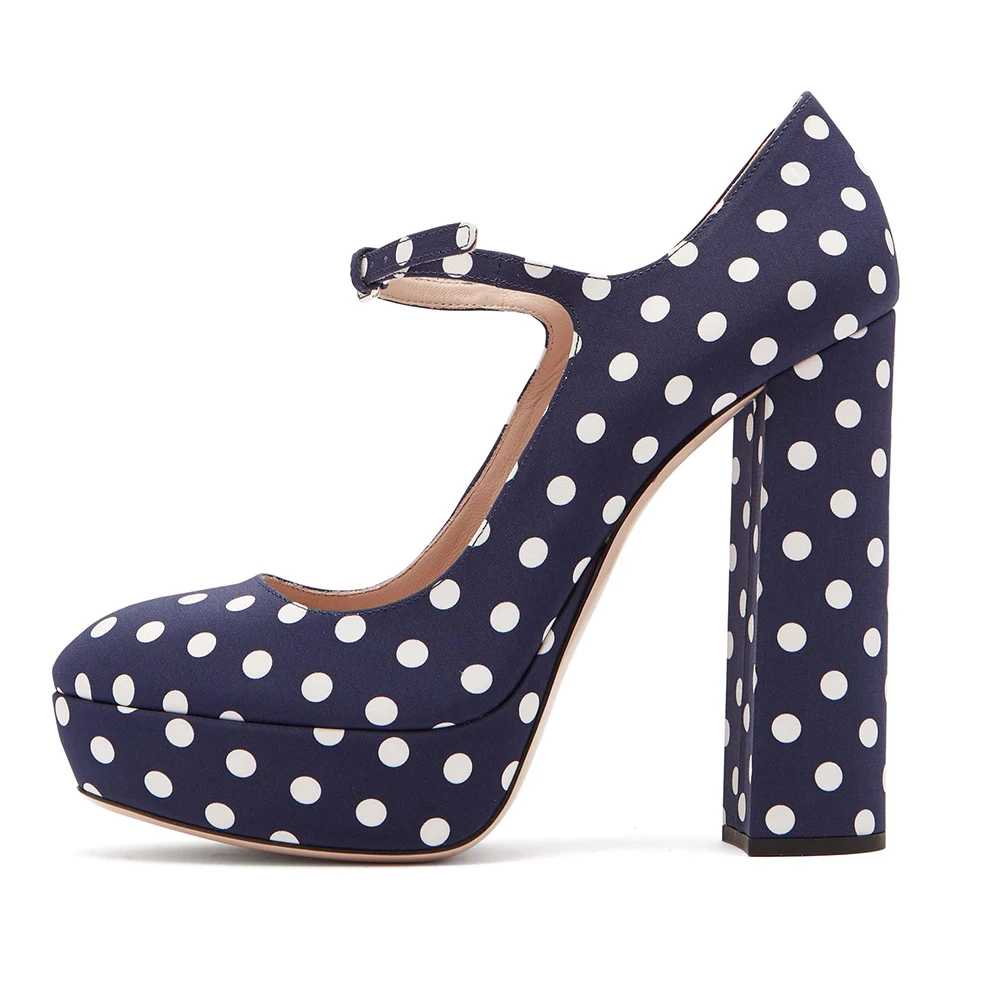 Woman Chunky Platforms Large Size Ladies Formal Heels Evening Shoes 2019 Round Toe High Heel Platform Polka Dot Mary Jane Pumps, Blue, red
Woman Chunky Platforms Large Size Ladies Formal Heels Evening Shoes 2019 Round Toe High Heel Platform Polka Dot Mary Jane Pumps, Blue, red