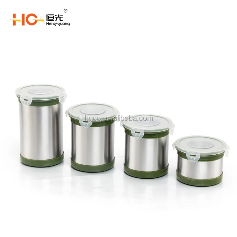 practical stainless steel canisters coffee jag food container