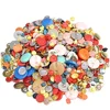 600 Pcs Mix Color DIY Round Resin Buttons For Sewing DIY Crafts Children's Manual Button Painting DIY Handmade