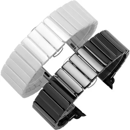 quick release ceramic watch bands, Ceramic Bracelet Butterfly Buckle Watch Band For Apple Watch/Iwatch 38/42mm