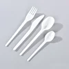 Disposable Plastic Biodegradable Cutlery Set Compostable PLA Cutlery