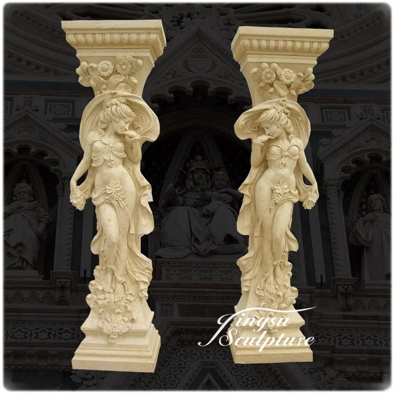 Columnas Decorativas De Interior Talladas A Mano Griego Oferta Buy