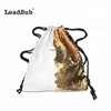 Customized Glitter Golden Reversible Sequin Sew Drawstring Backpack School Backpack For Outdoor