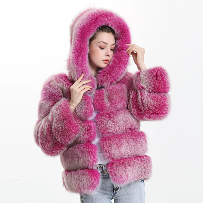 Genuine Fox Fur Coat Women's Real Fox Fur Hooded Fashion Jackets 2018 New Arrival Winter Women Real Fur Coat
Genuine Fox Fur Coat Women's Real Fox Fur Hooded Fashion Jackets 2018 New Arrival Winter Women Real Fur Coat