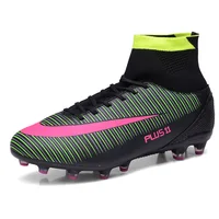 2020 men and women AG artificial grass training sneakers High-top nailed soccer shoes
2020 men and women AG artificial grass training sneakers High-top nailed soccer shoes
