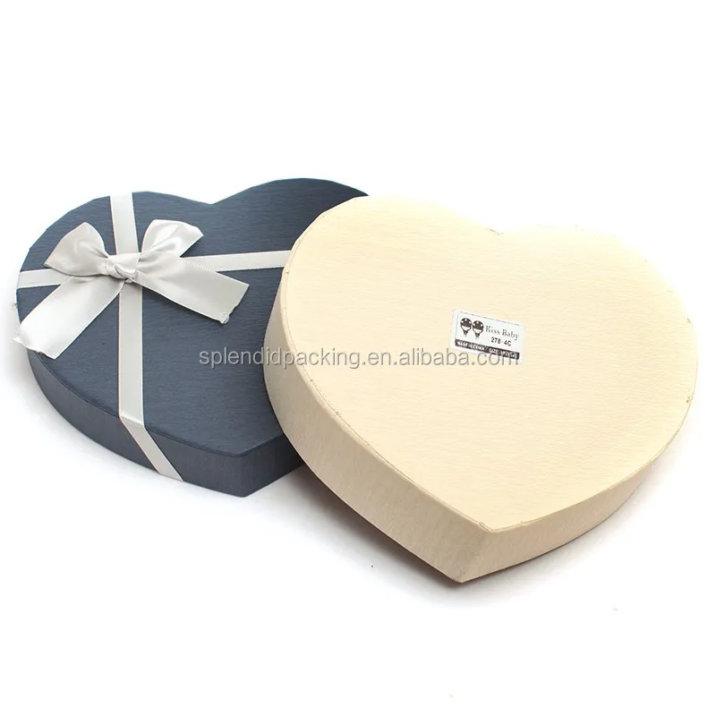 lovely sweet heart shaped packing box chocolate gift box