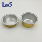 High-end disposable colored aluminum foil cup for pudding, tea, mask packing