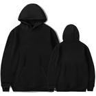 Pullover Blank French Terry Cotton Hoodie Men