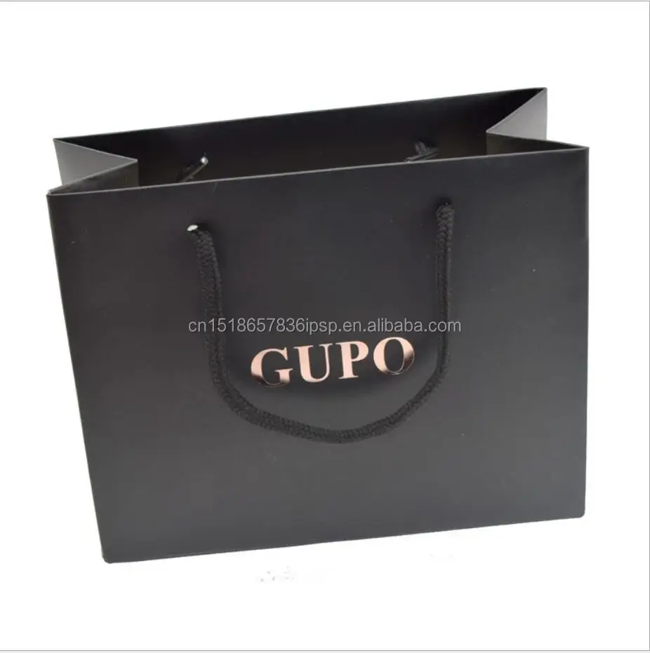 brown kraft die cut handle paper bag