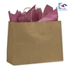 Custom printed large shopping kraft paper bag with handle
