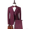high quality oem pant coat design wedding pictures 3 pieces suits set for men