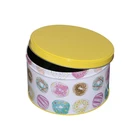 China Manufacturer OEM Customized Food Grade Tea Tin Box Empty Coffee Round Tin Can