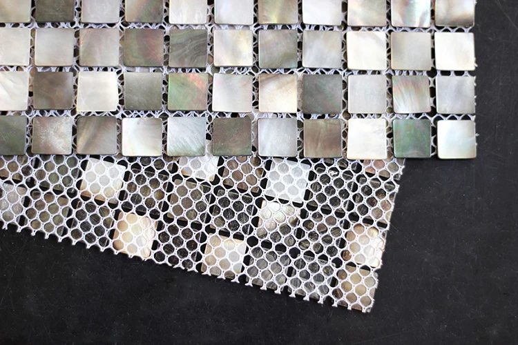 300x300mm Black Lip Mother Of Pearl Shell Mosaic Brick