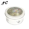 OEM Round Candy/Cookies/Cake Packing Metal Tin Cans With PVC Window