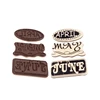 DIY rolling laser brown month silicone rubber stamp kit