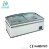 Environmental protection new luxury fresh seafood sliding door upright freezer -18~ 0 centigrade