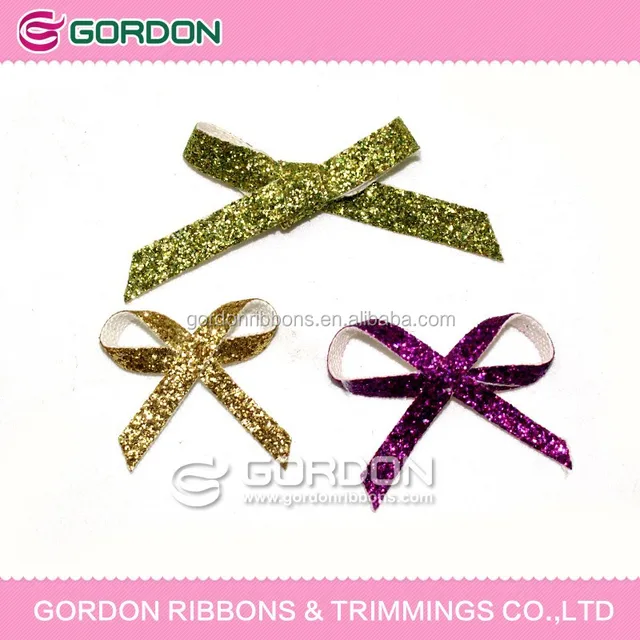 glitter ribbon decoration packing bow for wedding party
