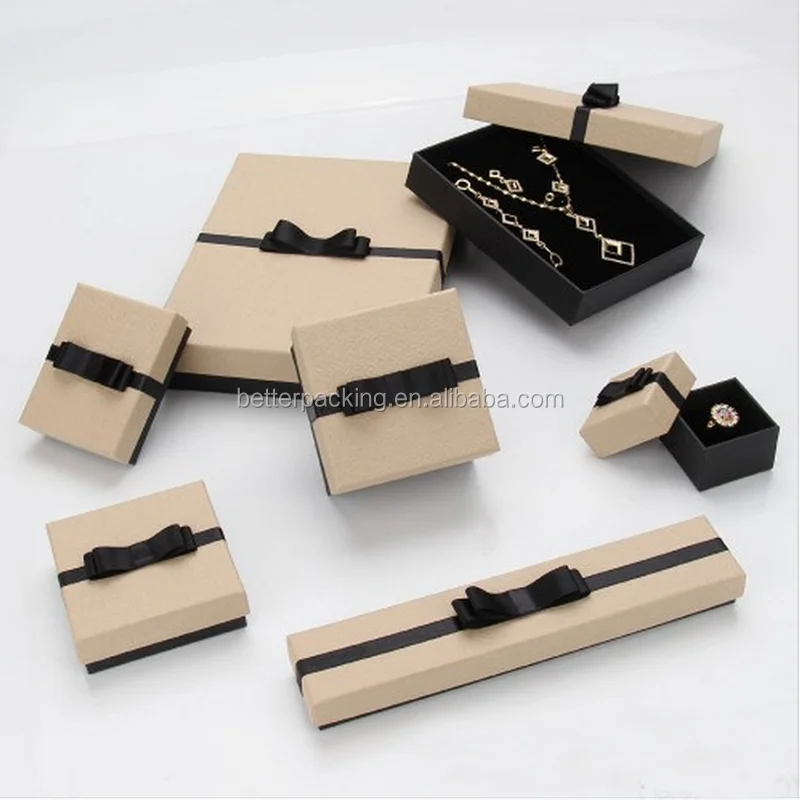 insert hot paper ring earring bracelet necklace jewelry gift box