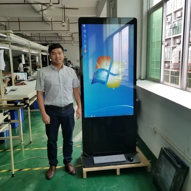 43 Lcd Advertising Screen 4k Hd Digital Totem E Poster
