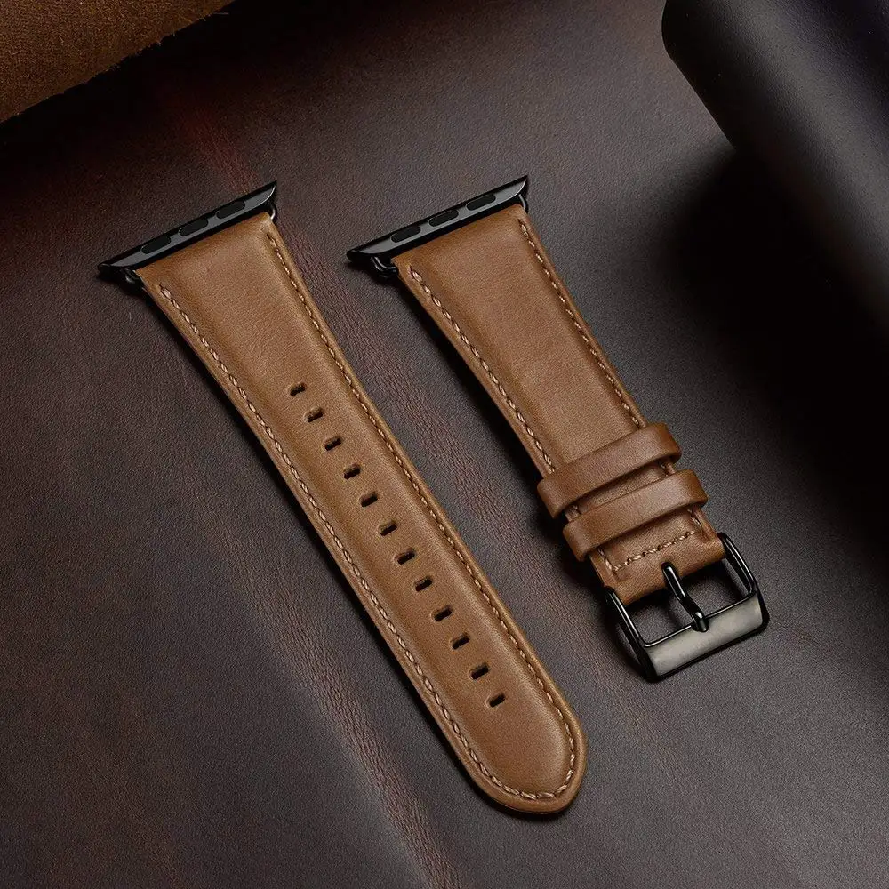 38mm 42mm for apple watch series 1 2 3 4 Genuine Leather Watch Band Strap, Coffee, black, brown, dark blue, green, light brown, red
38mm 42mm for apple watch series 1 2 3 4 Genuine Leather Watch Band Strap, Coffee, black, brown, dark blue, green, light brown, red