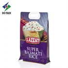 Rice flexible packaging bag with plastic handle