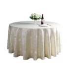 Hotel Banquet Polyester Round Table Cloth