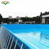 Rectangular swimming pool, big Swimming metal frame pool, Water Park frame Pool For Sale