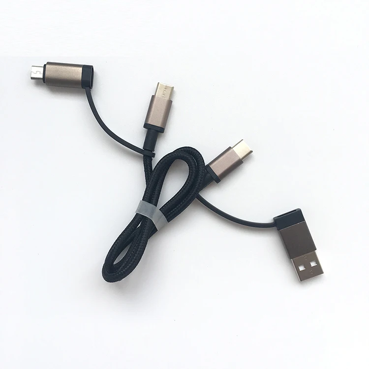 Fast Charging 1m 2 in 1 USB C to Type C Cable Data Transfer Cable - ANKUX.COM