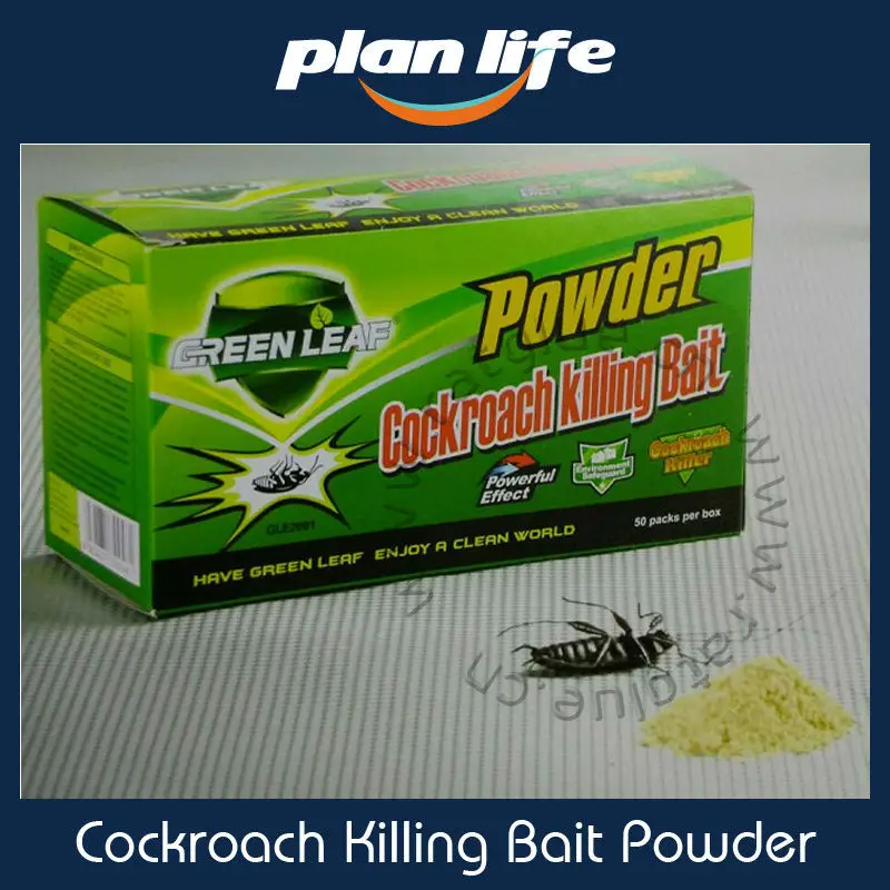 Green Leaf Insecticide Powder Cockroach Killing Bait (roach Killer) Low