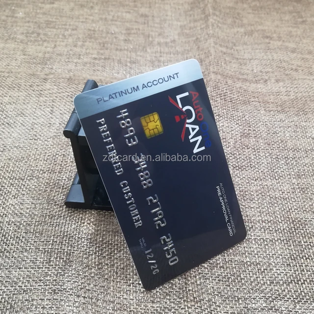 oem customized plastic loyalty card with embossed number