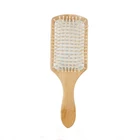Wood pin Shaped Detangling Hair Brush with LD-JD