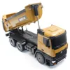 HUINA TOYS 1573 1/14 10CH Alloy Engineering Construction Car Remote Control Vehicle Toy RTR Model Toy RC Dump Truck