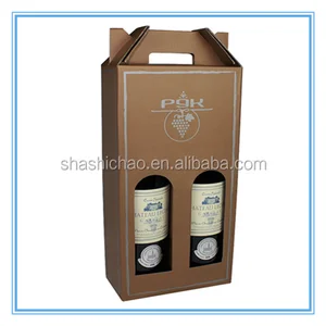 cheap price high quality wine gift box packaging foldable paper