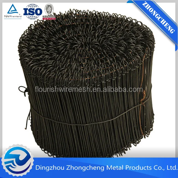 Electro galvanized bar tie wire/Black annealed loop tie wire(ISO9001factory)