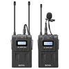 BY-WM8 Pro-K1UHF Dual-Channel Wireless Lavalier Audio Mic Microphone kit For Dslr Camera