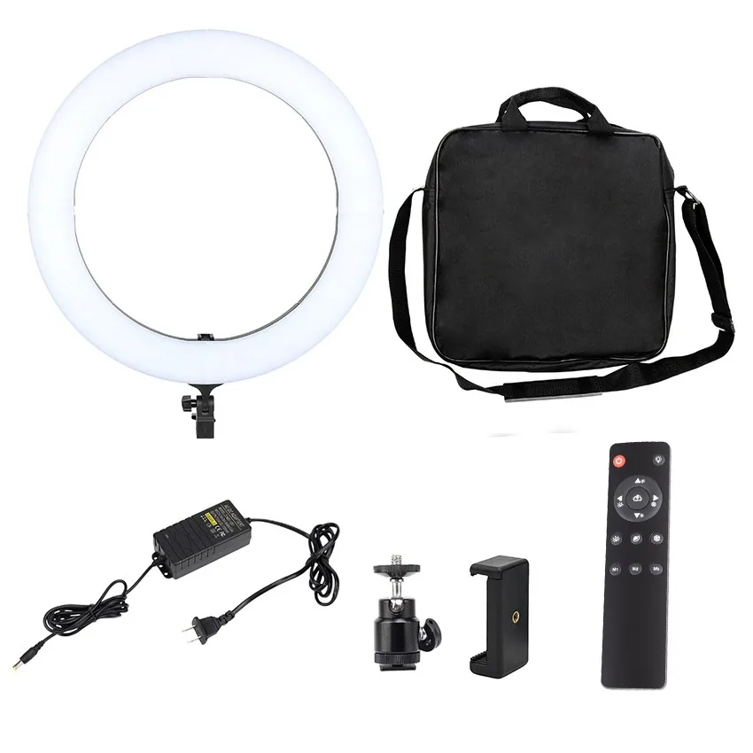 Hot Sale 18 Inch Battery Operated 60w Led Ring Light With Remote