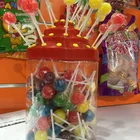 Mixed colour packing Lollipops in jar