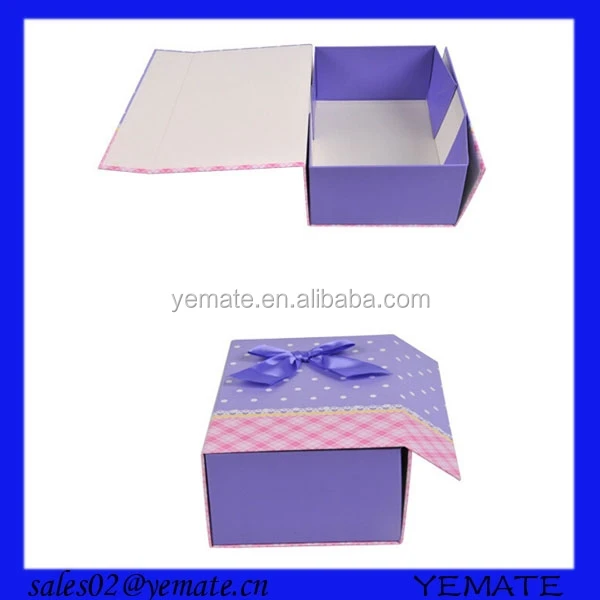 small magnetic flat pack cardboard packaging gift paper folding