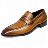 brown men shoes genuine leather dress penny italian loafers,mens loafers,loafer men shoes