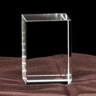 cheaper K9 blank crystal block for 3d laser