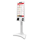 Hotel Self Service Check In Kiosk 32 inch Touch Screen Payment Terminal Kiosk With Printer and QR Code Scanner