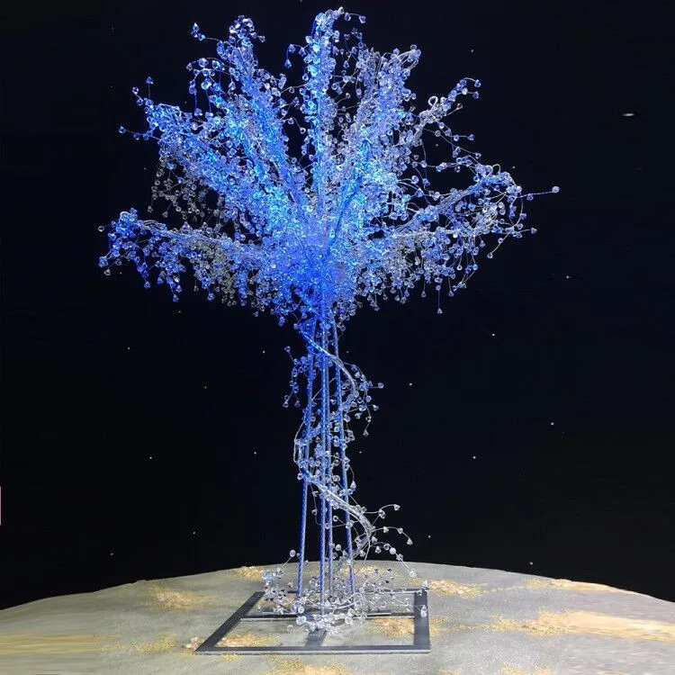 new style crystal beaded wedding tree for wedding