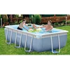 Easy Set Up Home Family Use Pvc Ground Frame Freestanding Swimming Pool